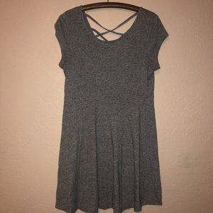 Heathered Grey T-Shirt Dress
